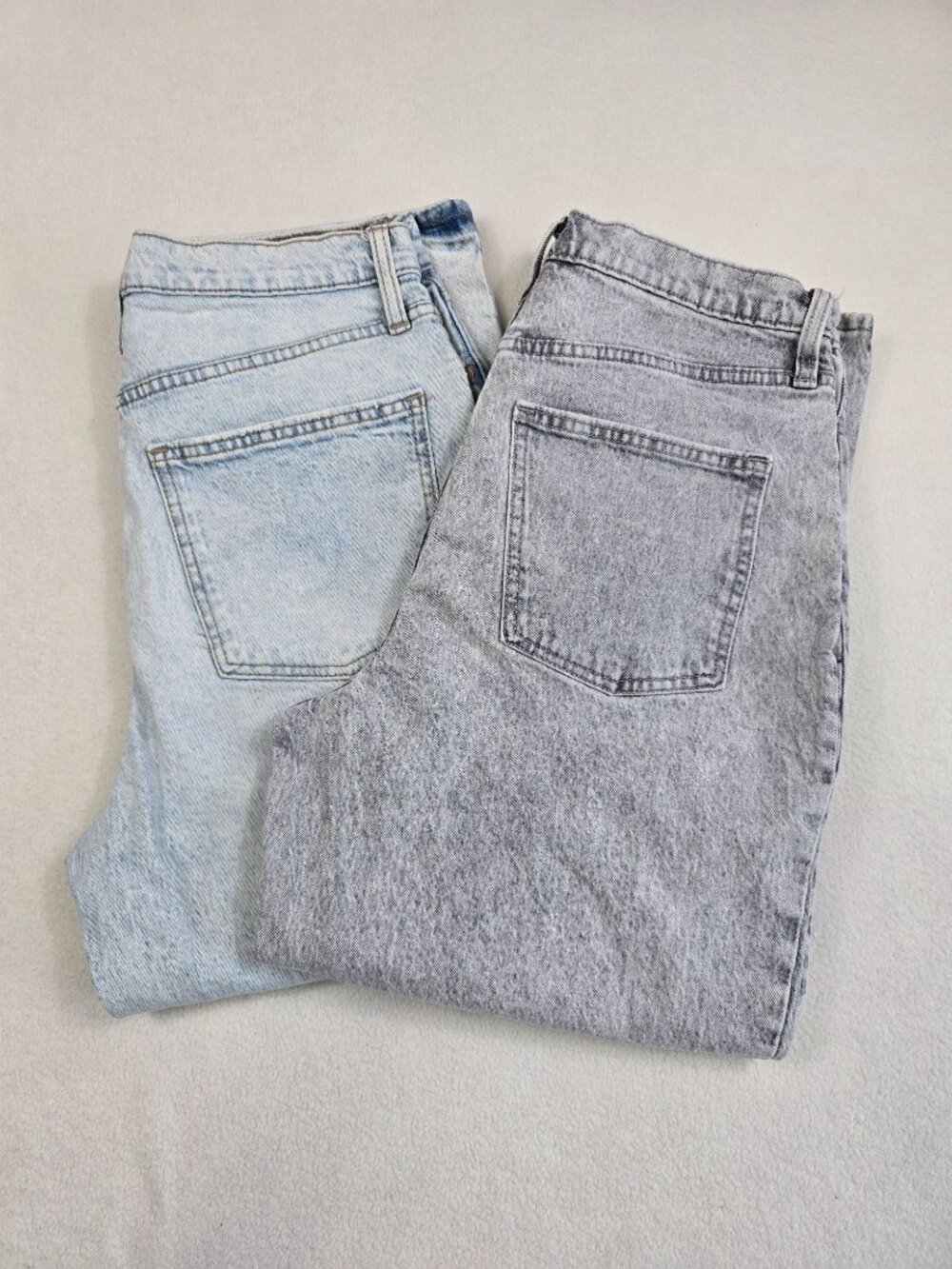 Vintage Straight Jeans Universal Thread 10/30S 2 PAIRS Light Wash Denim